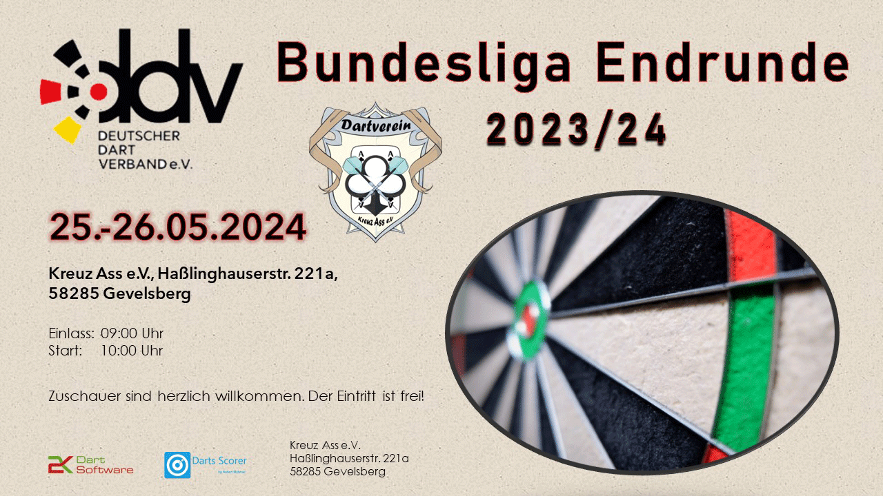 Read more about the article DDV Bundesliga Endrunde im Kreuz Ass