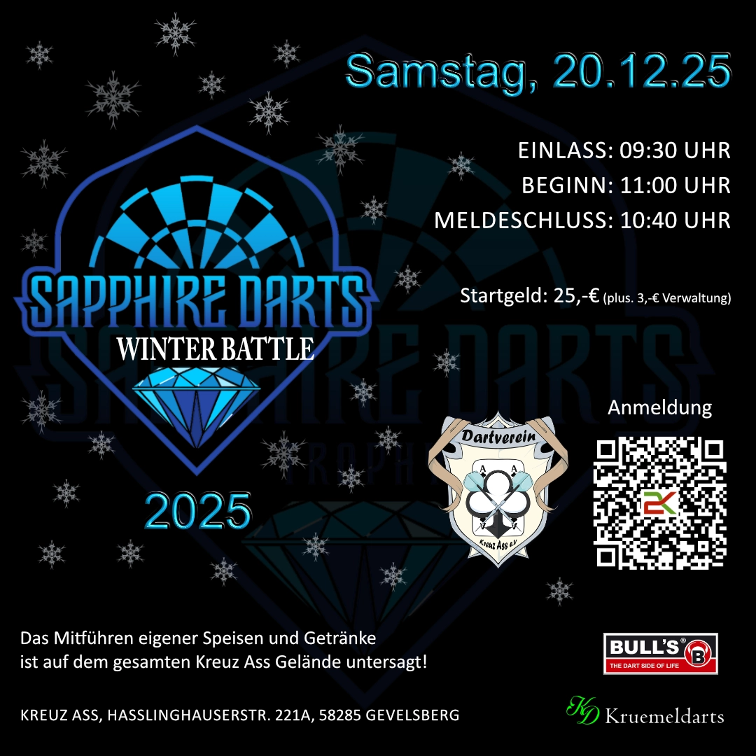 Read more about the article Sapphire Darts Winter Battle
