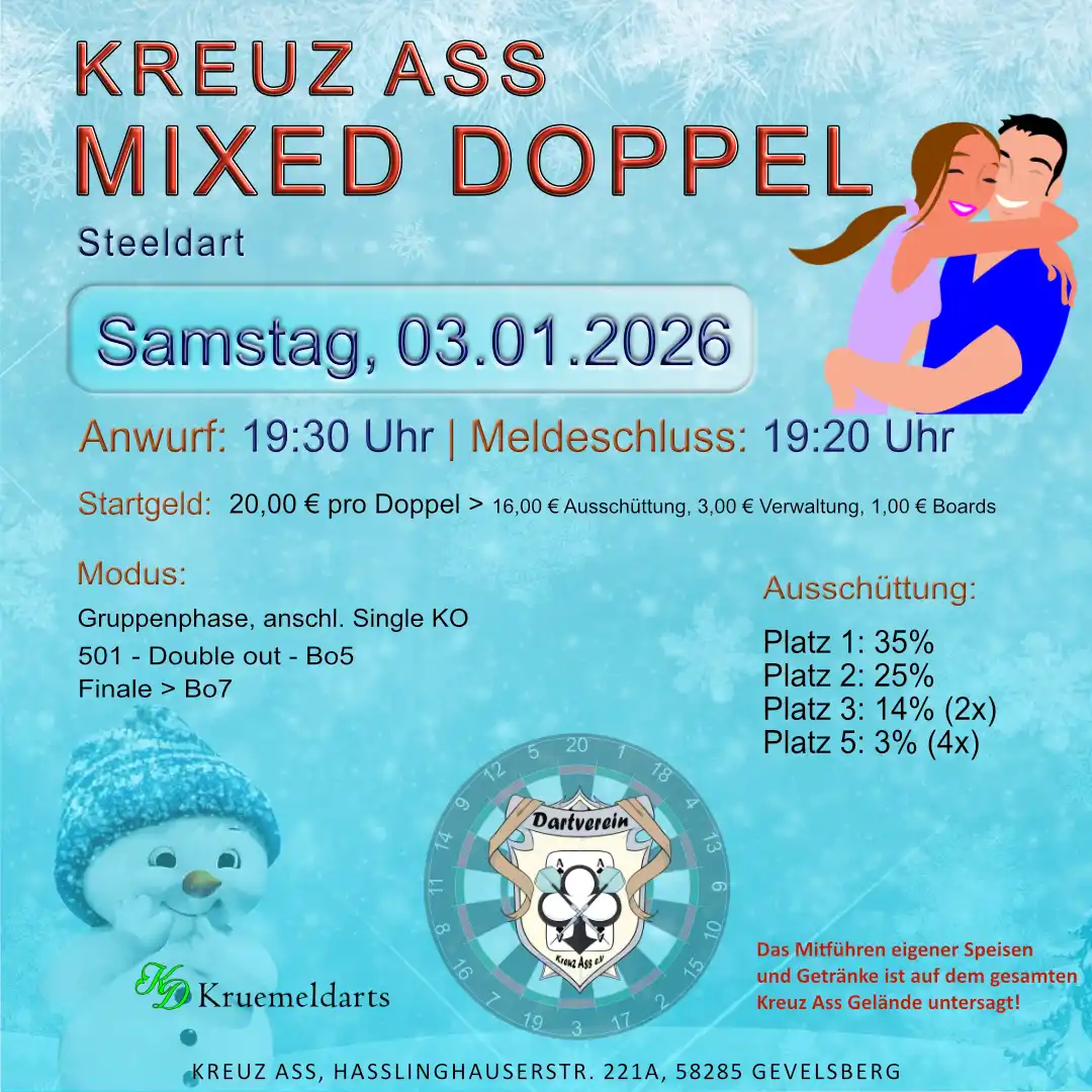 Read more about the article Kreuz Ass Mixed Doppel – Winter Special