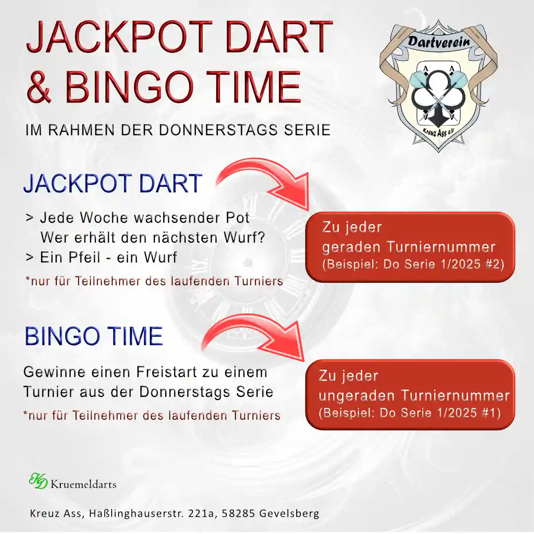 Read more about the article Jackpot Darts & Bingo Time
