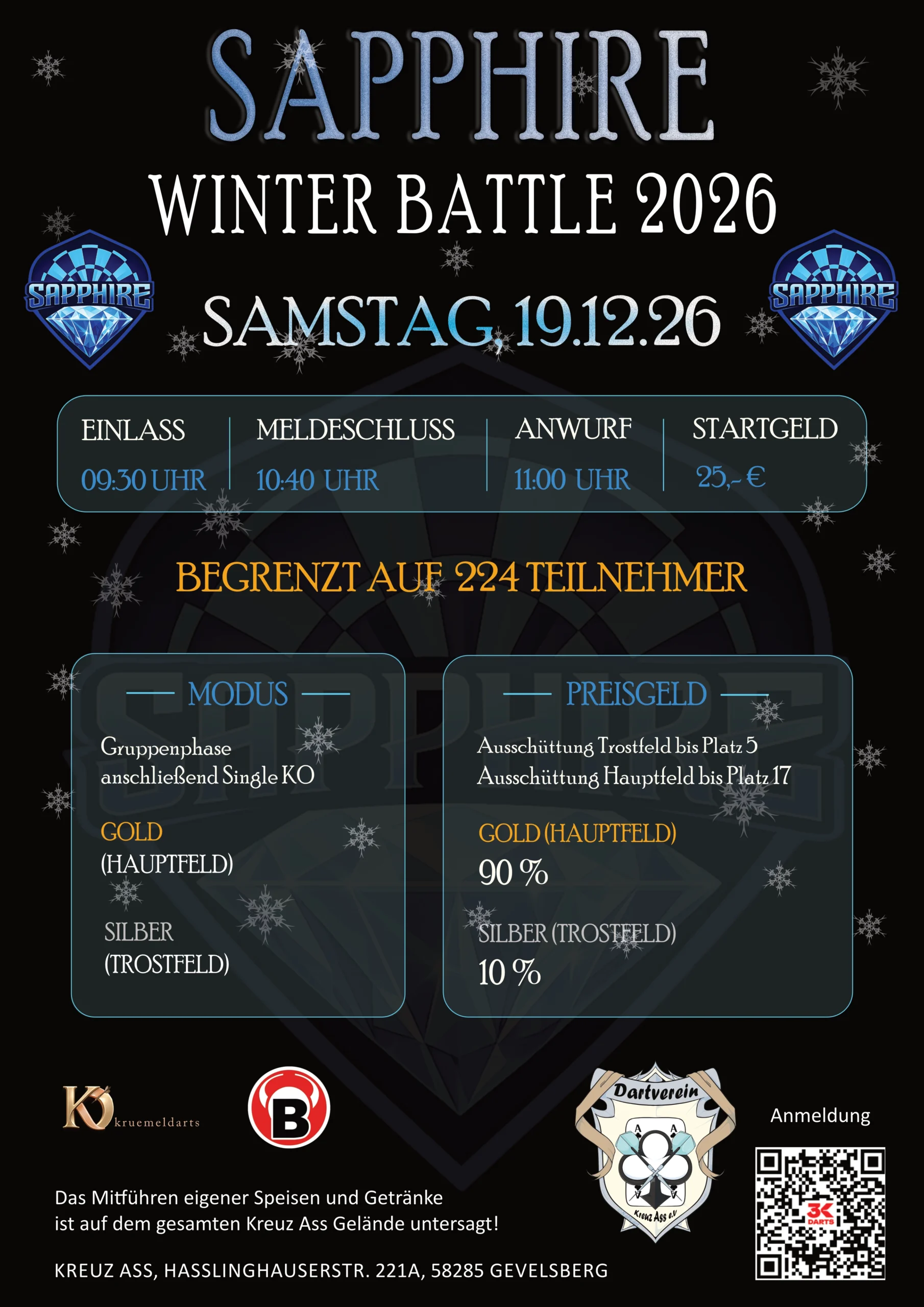 Read more about the article Sapphire Darts Winter Battle 2026