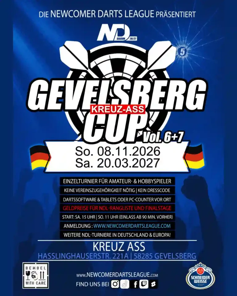 Plakat zum NDL Gevelsberg Cup Vol 6 und Vol 7