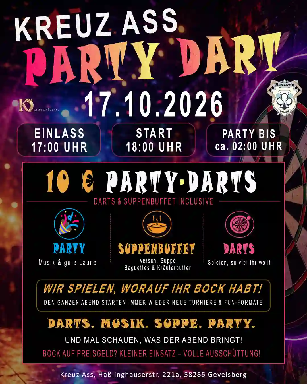 Read more about the article Kreuz Ass Party Dart