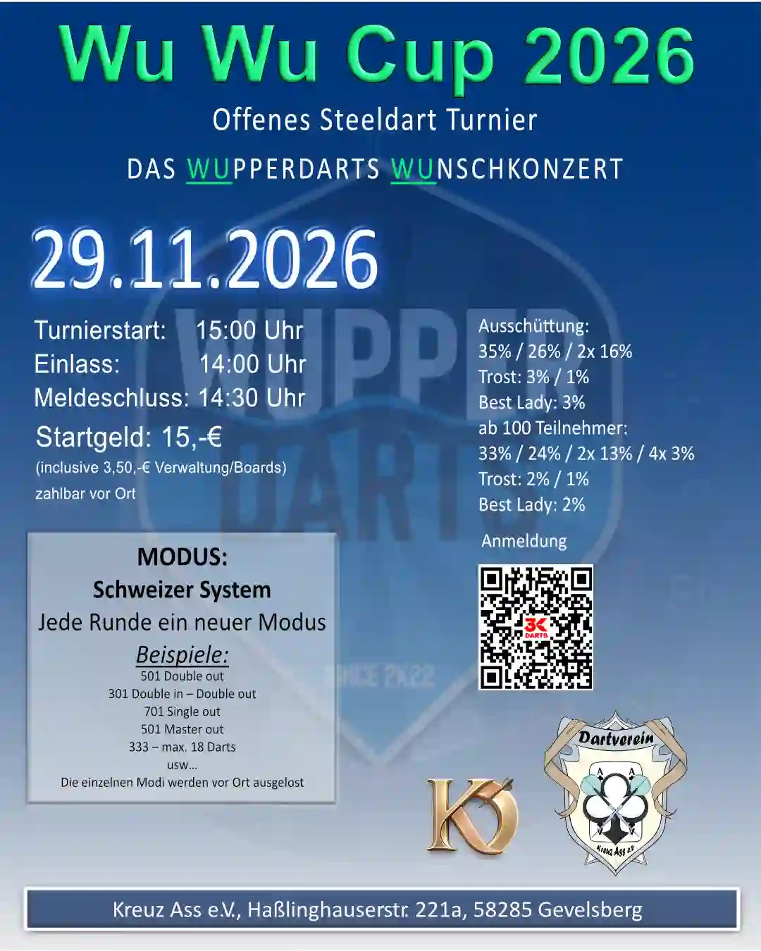 Read more about the article WuWu Cup 2026 – offenes Steeldart Turnier